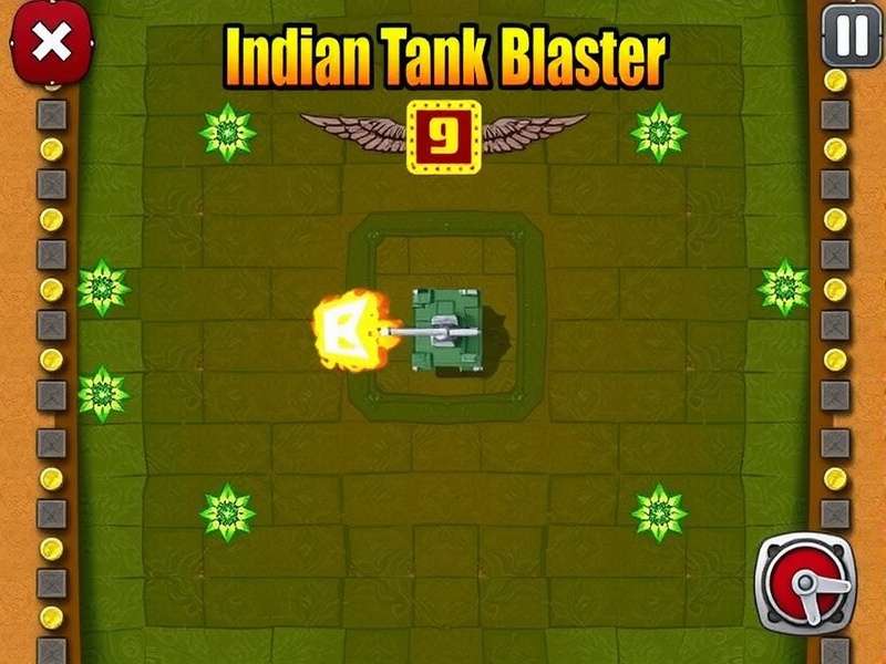 Indian Tank Blaster Game Screenshot